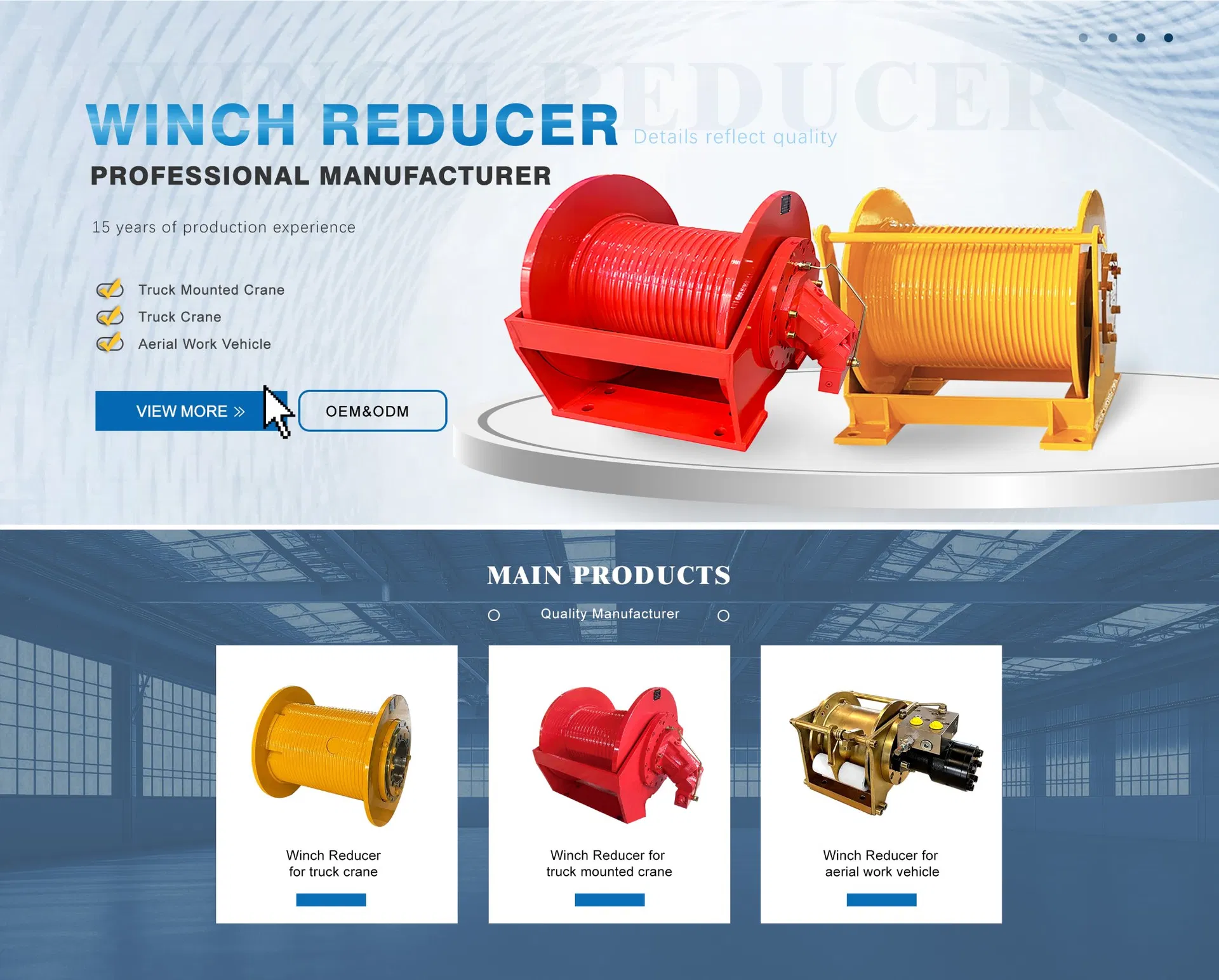 Winch and Hoist Hydraulic Tractors Cranes-Steel