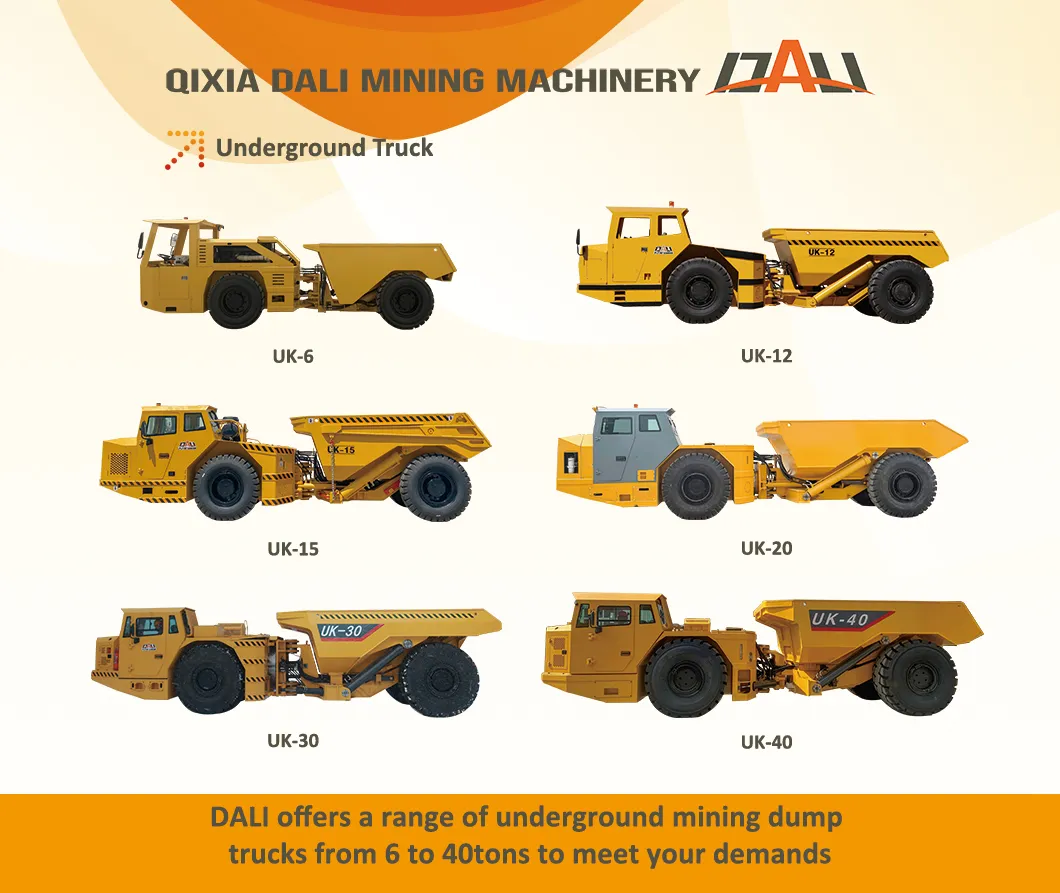 Underground Truck Diesel Powered Dali Dump