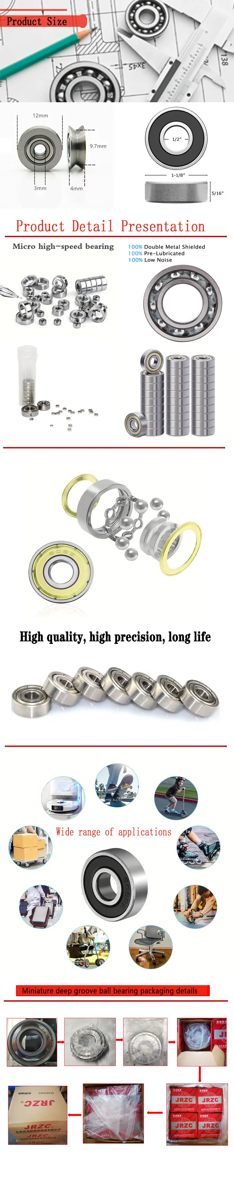 Bearing Low Noise Capacity Miniature Load