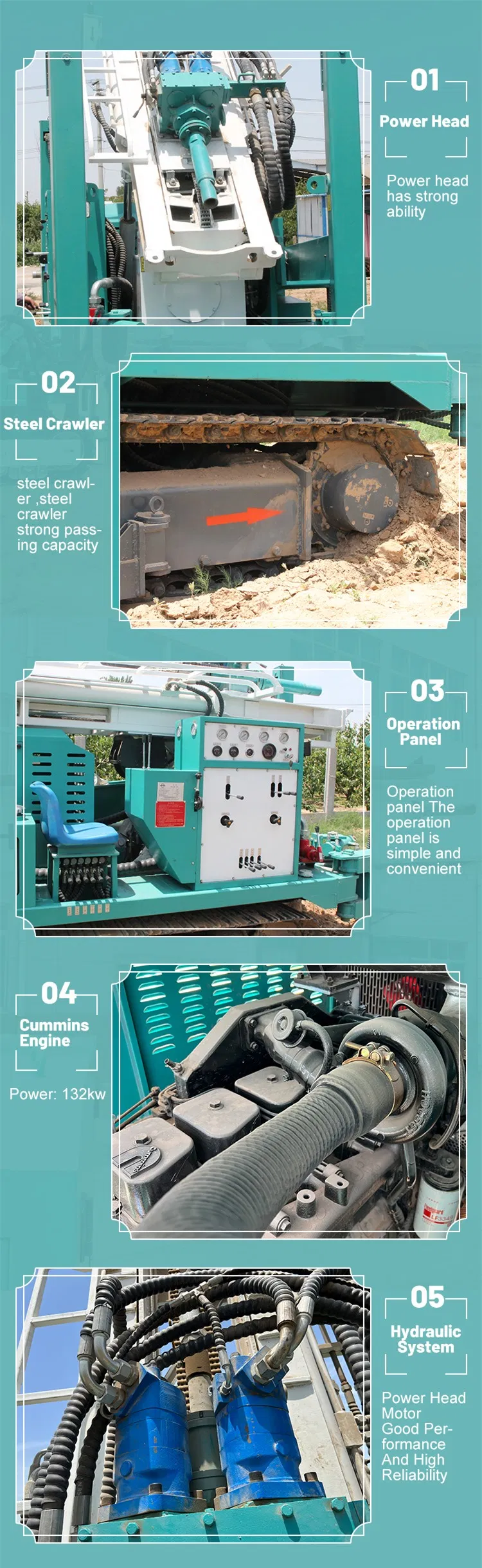 Water Well Drilling Rig Borehole
