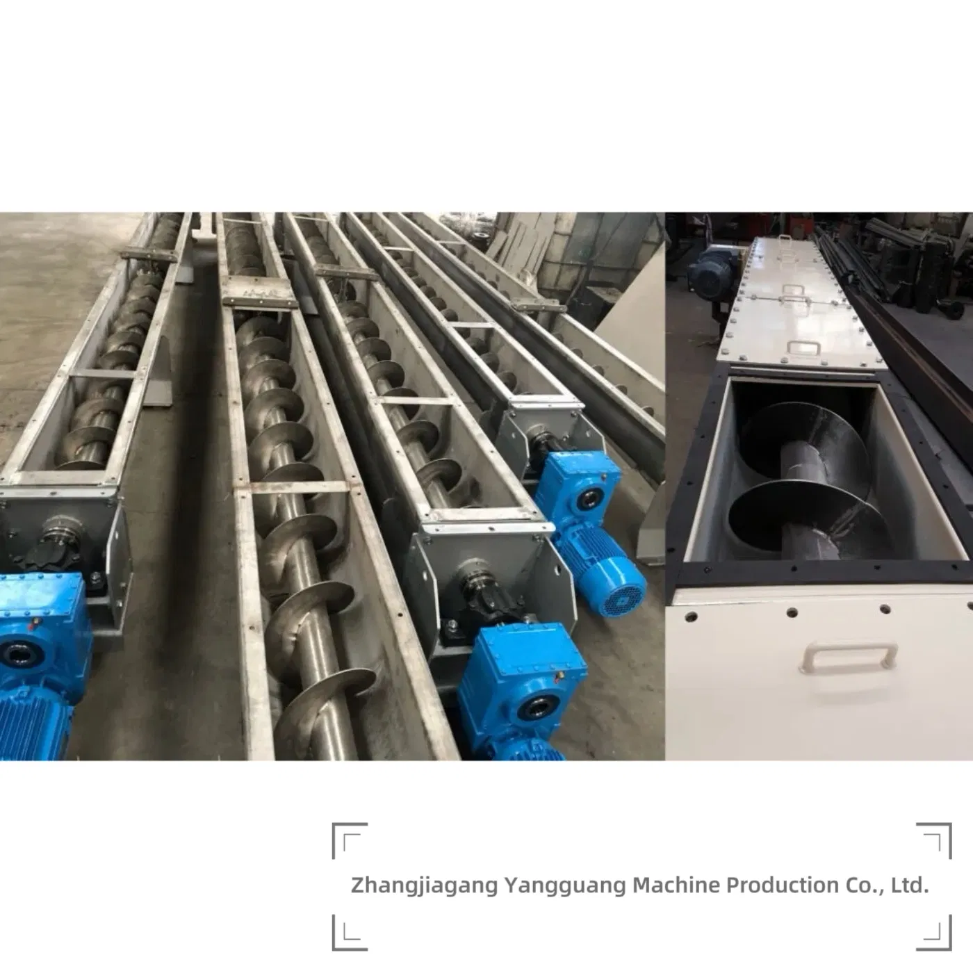 Screw Conveyor Reinforced Side Plate Prevent