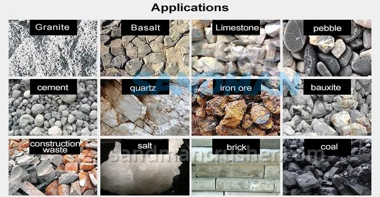 Hammer Crusher Simple Operation Glass