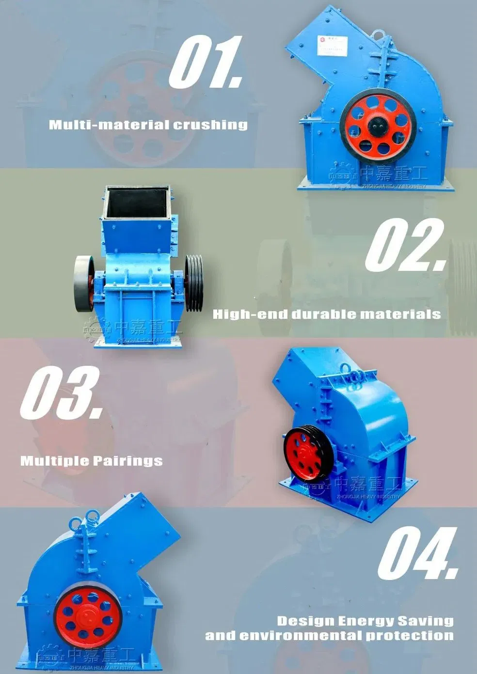 Hammer Crusher for Gold Ore and Limestone