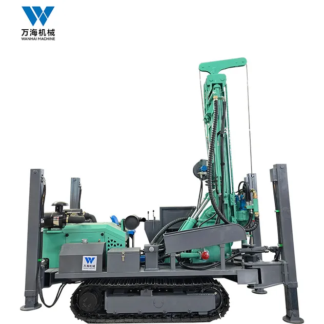 Water Well Drilling Rig Hydraulic Crawler Mounted