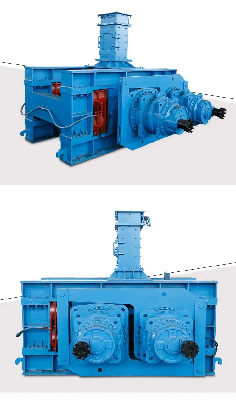 Roll Crusher High Capacity Iron Concrete Metal