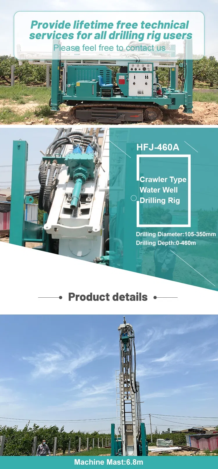 Water Well Drilling Rig Borehole