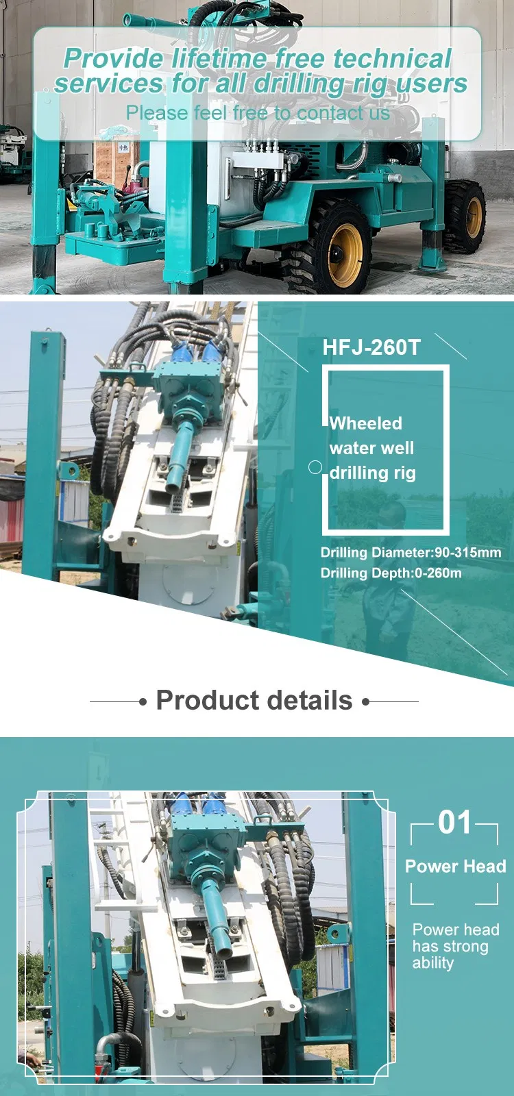 Water Well Drilling Rig Depth Wheel