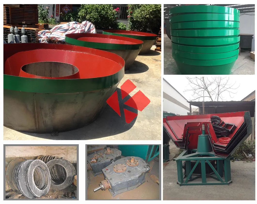 Wet Pan Mill Rollers Gold