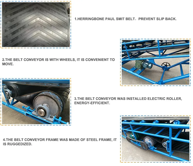 Belt Conveyor Super Grip Logistic Airport