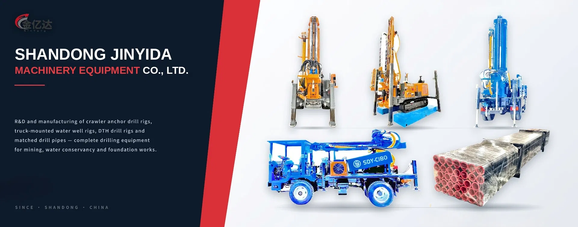 Rock Drill Hydraulic Crawler Mounted Exploration