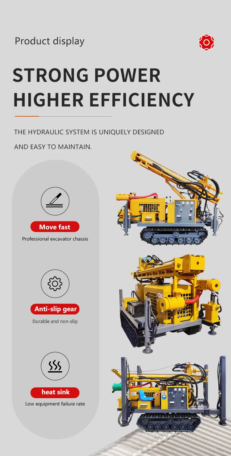 Rotary Drilling Rig Hydraulic Crawler Mounted