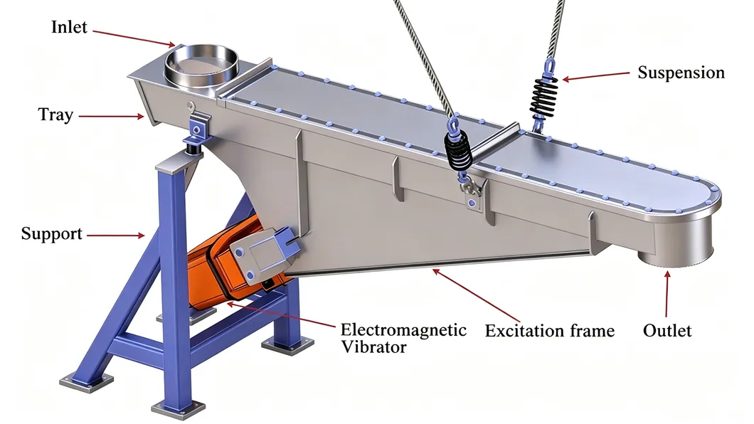 Vibrating Feeder Start-Stop Operation Lithium