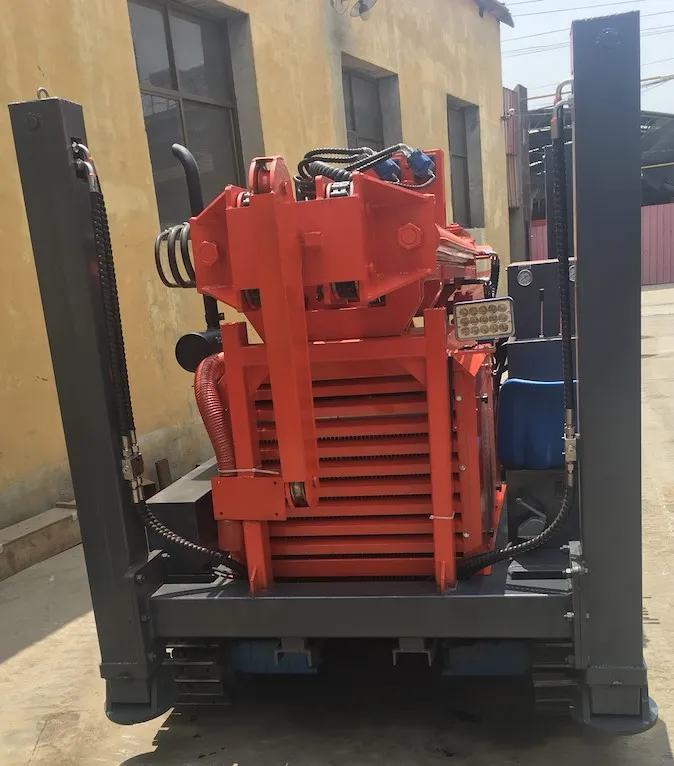 DTH Drill Rig Crawler Mounted 200 m Depth Hammer