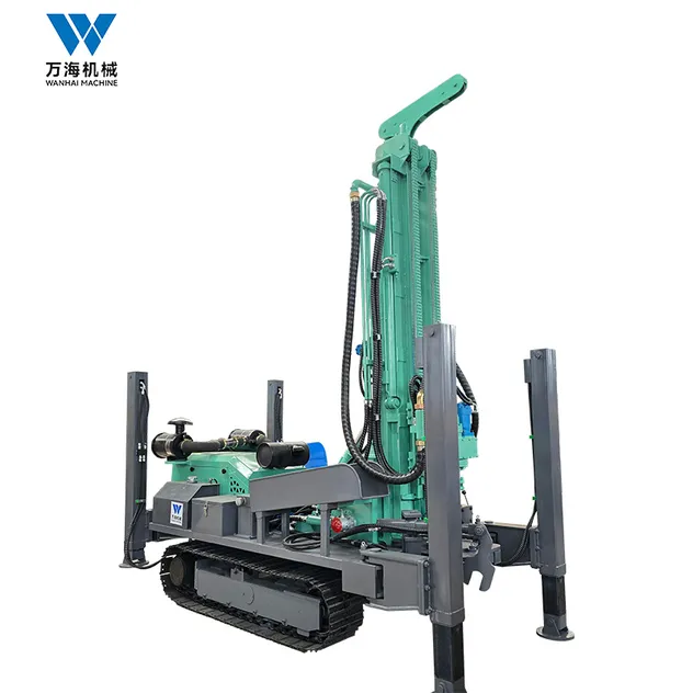 Water Well Drilling Rig Hydraulic Crawler Mounted