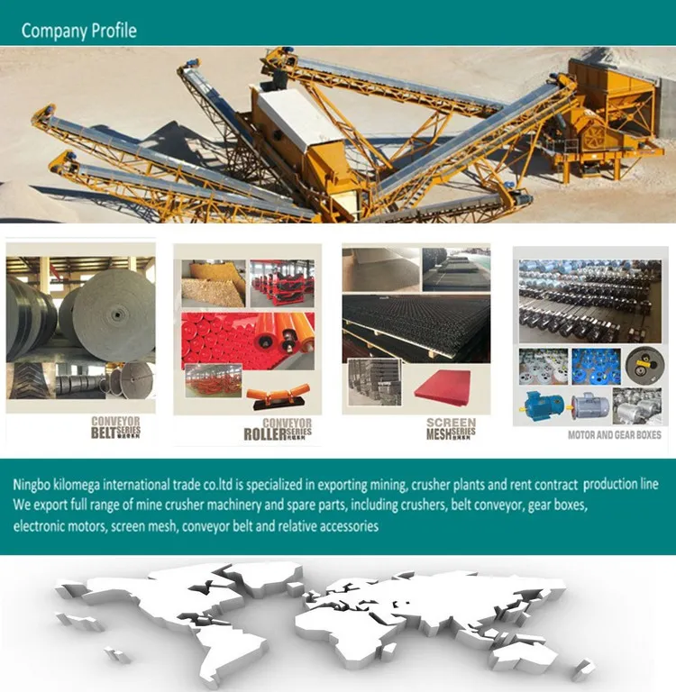 Conveyor Roller Rubber Wear Resistant Bulk