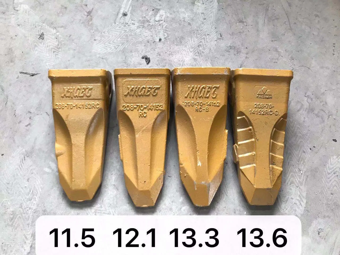 Bucket Tooth PC60 Mud Trenching Mini Excavator