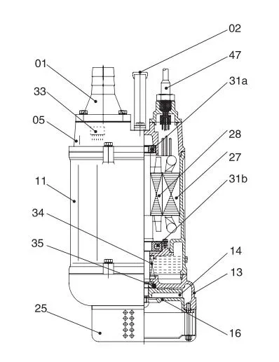 Dewatering Pump Horsepower Mud Applicable