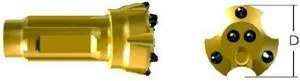 Drill Bit 115 mm DTH Hammer Air Pressure