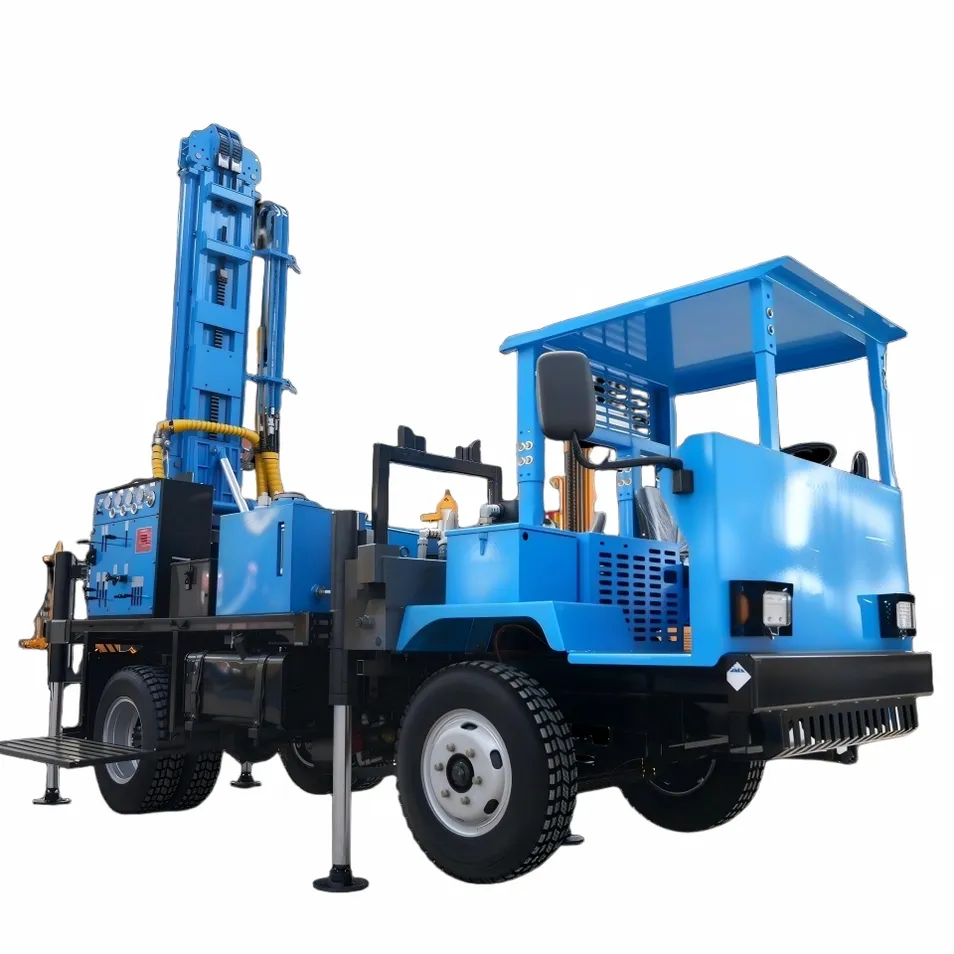 DTH Drill Rig Hydraulic Heavy Duty Truck Mounted