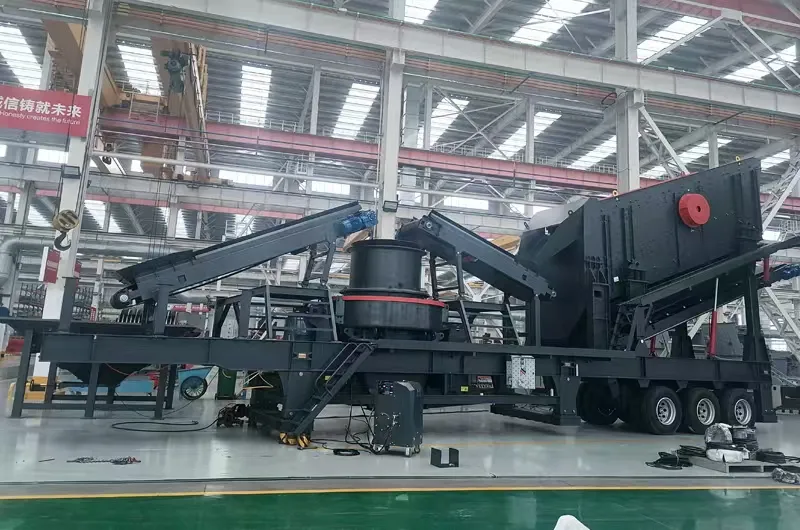 Mobile Crushing Plant for Limestone Concrete