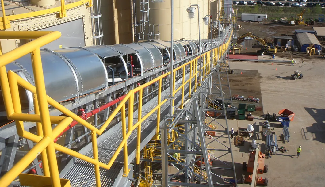 Belt Conveyor Rubber Stationary for Coal Overland