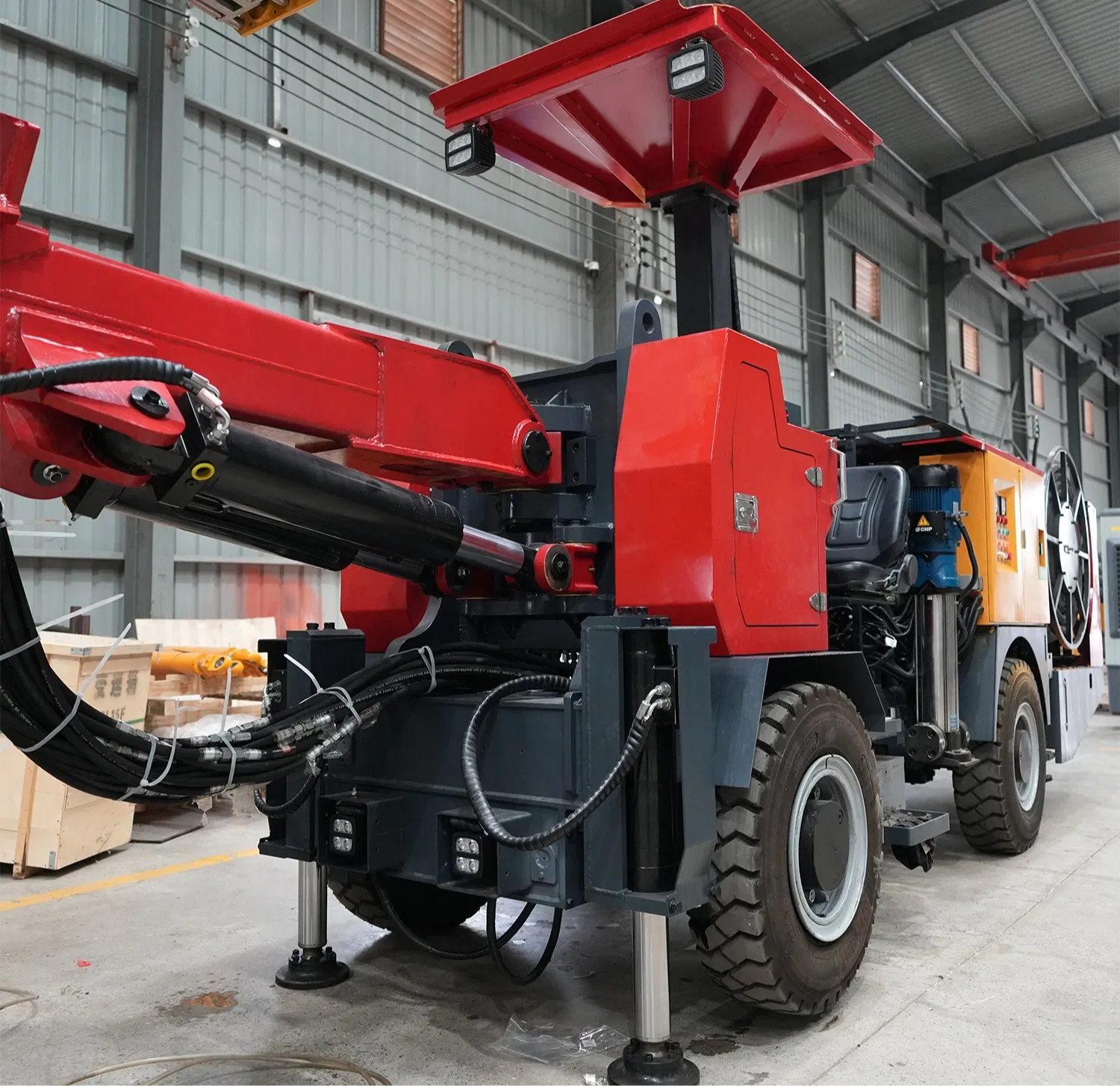 Drilling Jumbo Hydraulic Crawler Mounted Tunnel