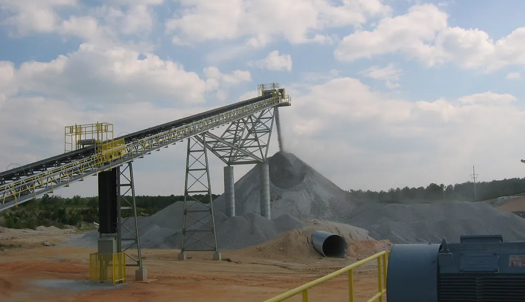 Belt Conveyor Rubber Stationary for Coal Overland
