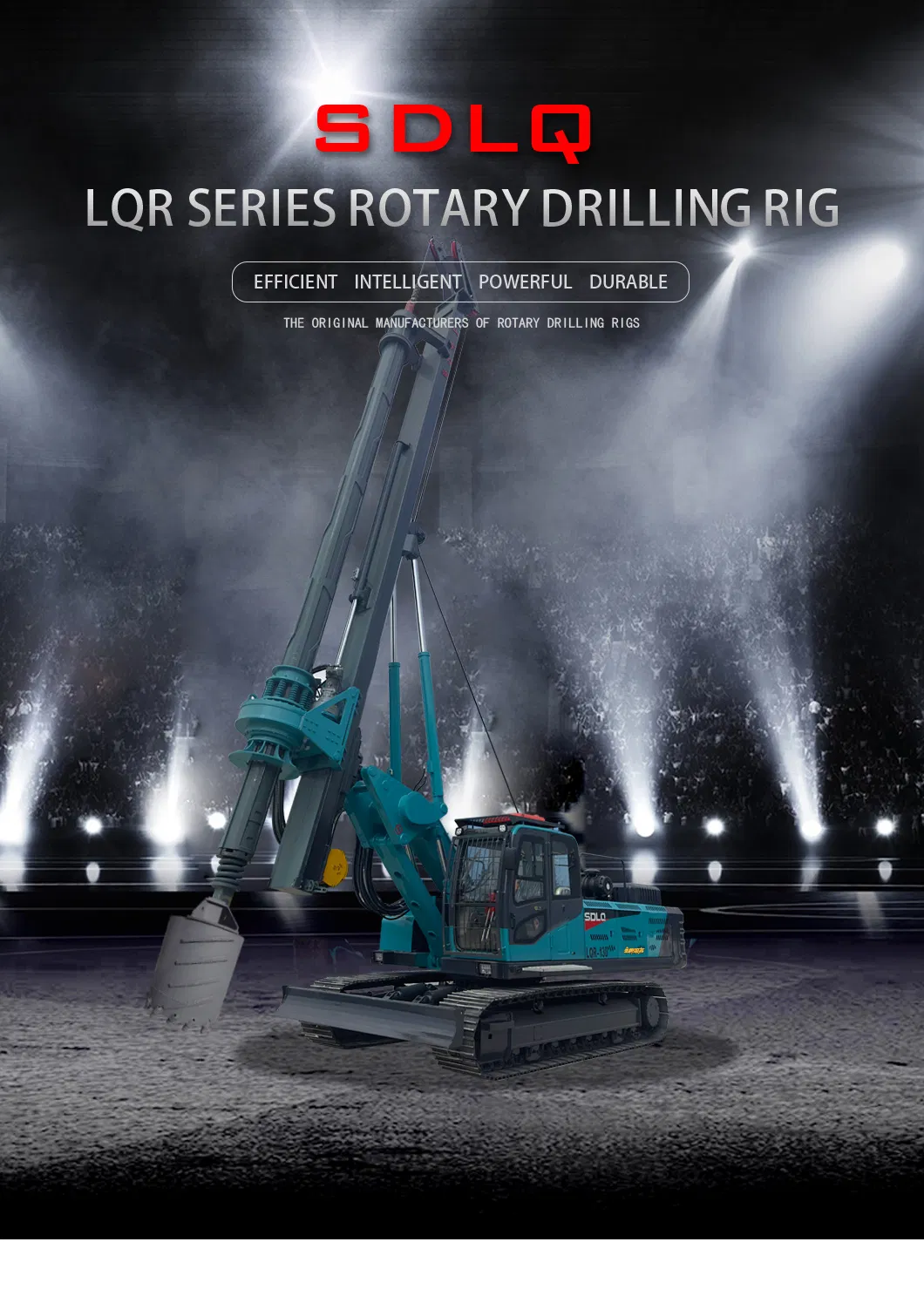 Rotary Drilling Rig Crawler Mounted Energy Saving