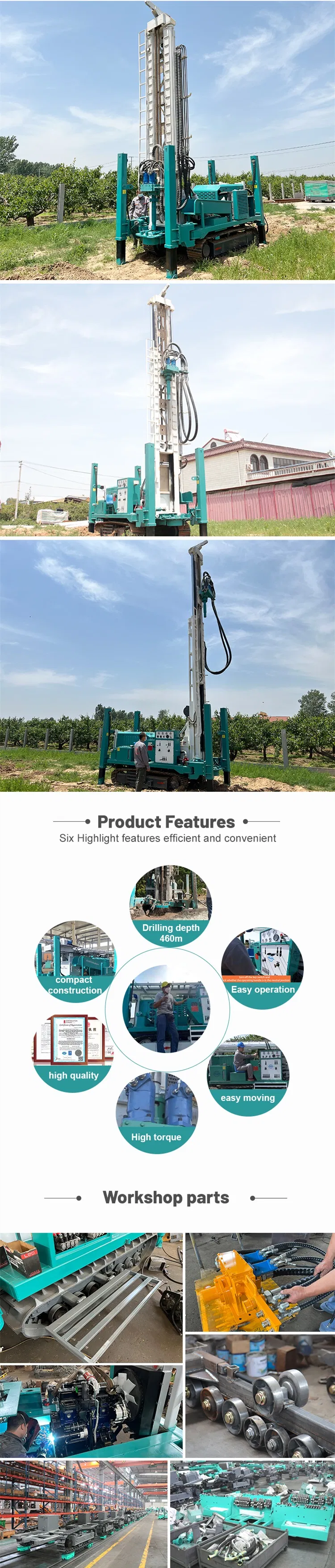 Water Well Drilling Rig Borehole