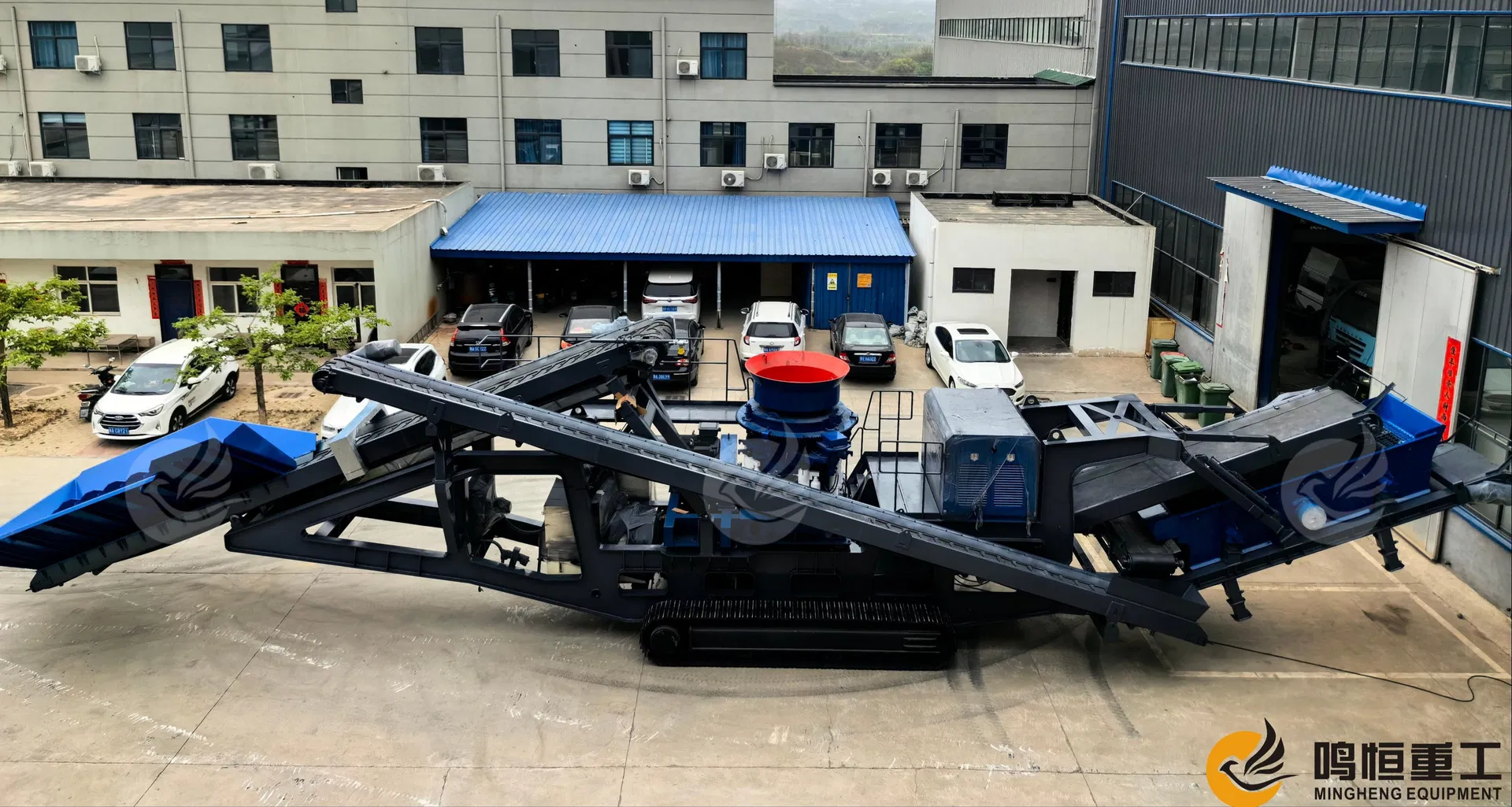Mobile Crushing Plant Aggregate Cone