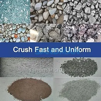 Hammer Crusher Simple Operation Glass