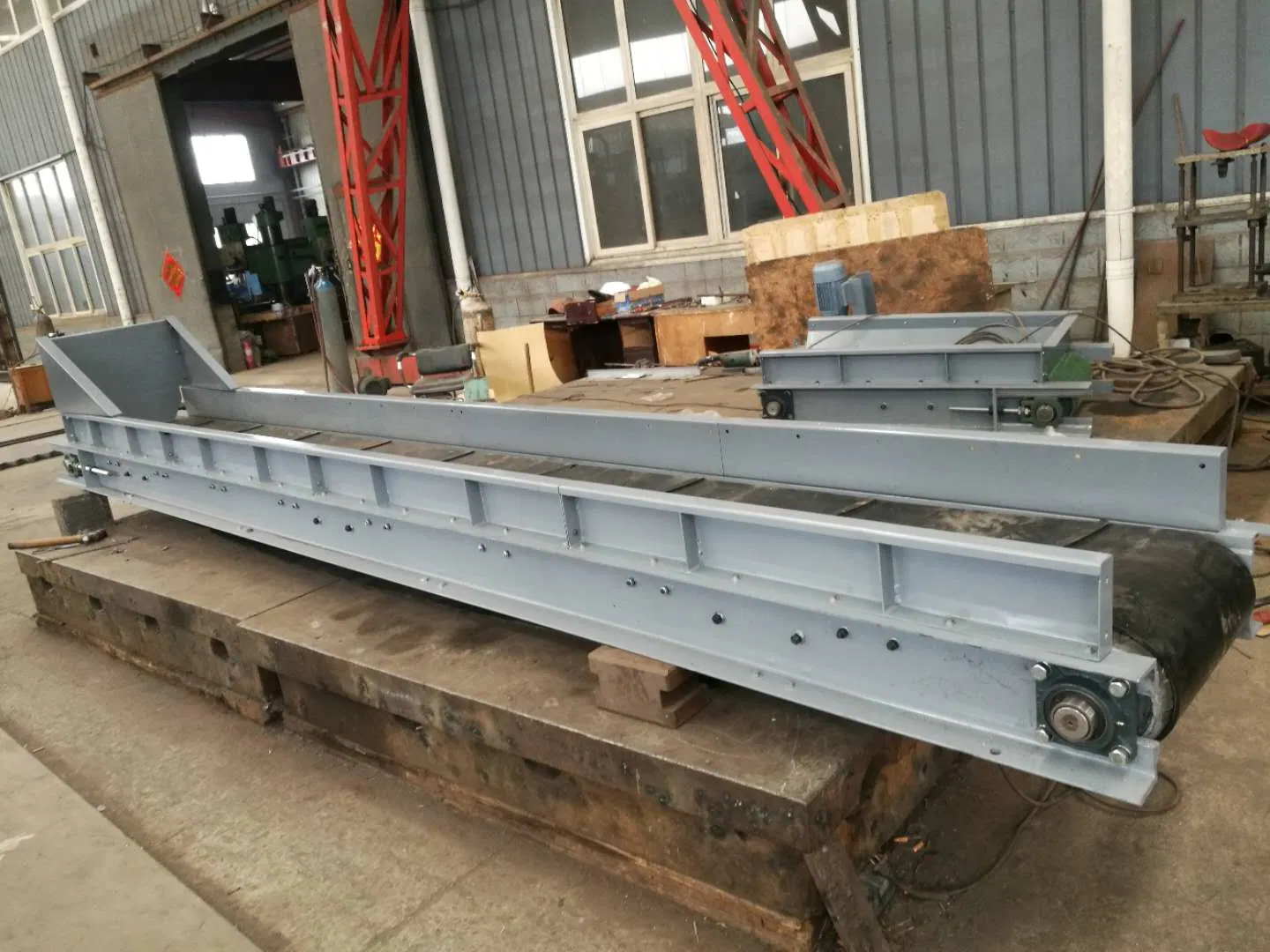 Belt Conveyor Inclined Decoration Rubbish Design