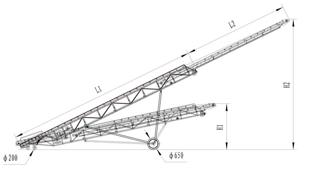 Belt Conveyor Super Grip Logistic Airport