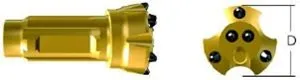 Drill Bit 115 mm DTH Hammer Air Pressure