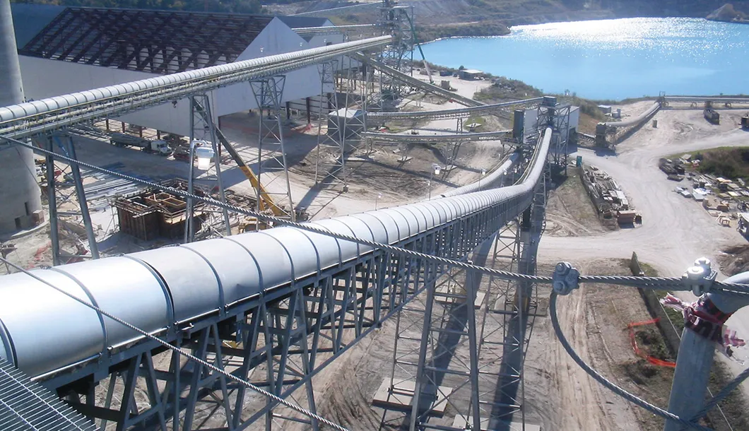 Belt Conveyor Rubber Stationary for Coal Overland