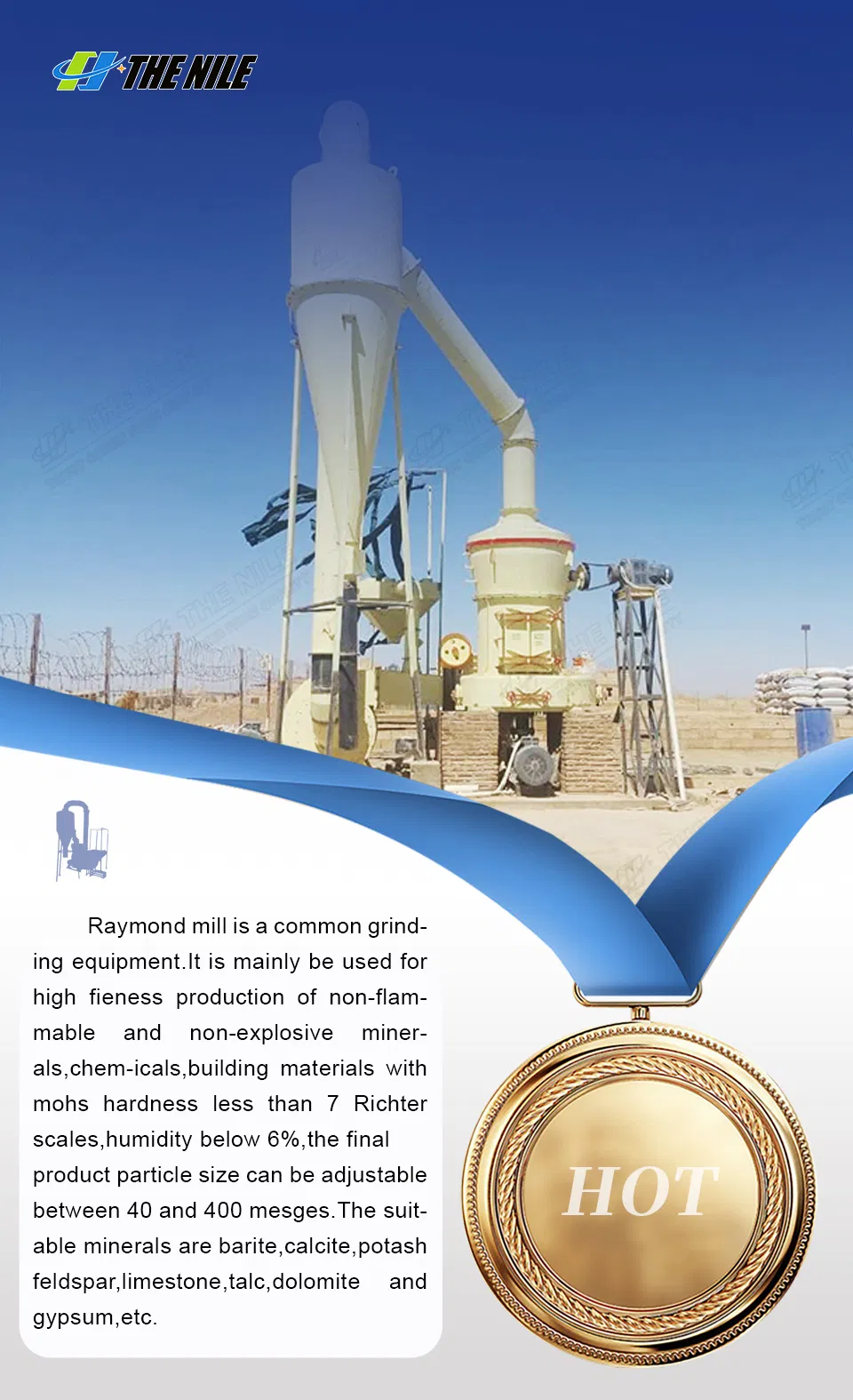 Raymond Mill for Non-Metallic Ore Clay Processing