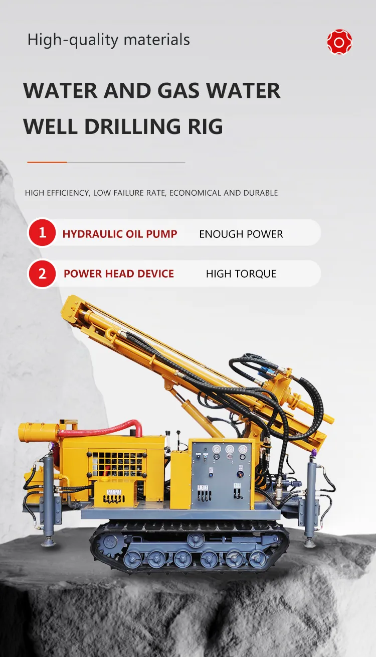 Rotary Drilling Rig Hydraulic Crawler Mounted