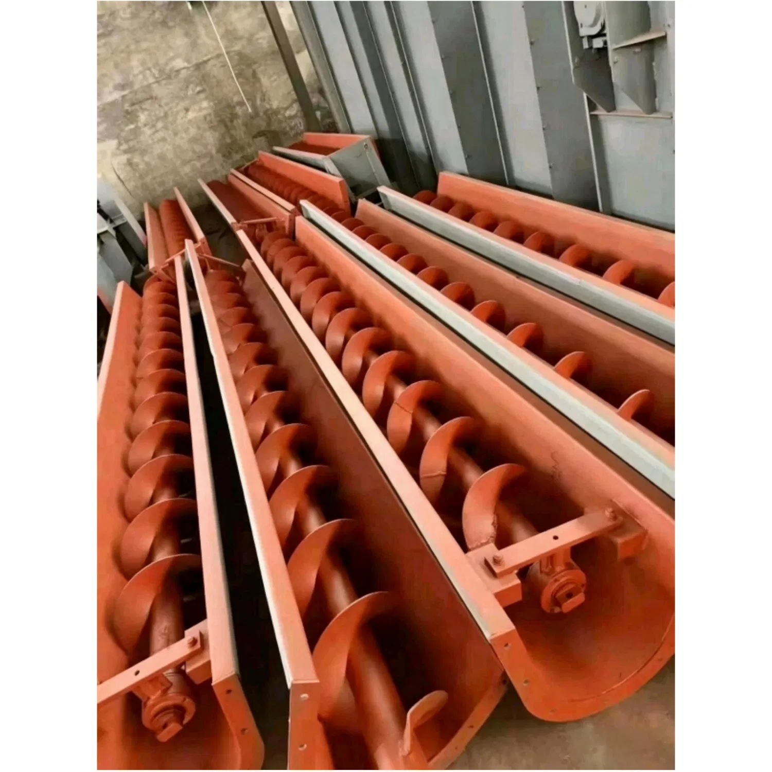 Screw Conveyor Reinforced Side Plate Prevent
