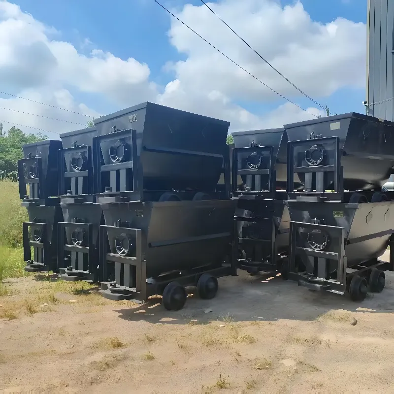 Mining Cart Railway Dumping