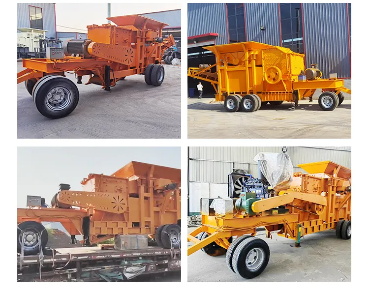 Mobile Crushing Plant Hydraulic Jaw Cone Drive