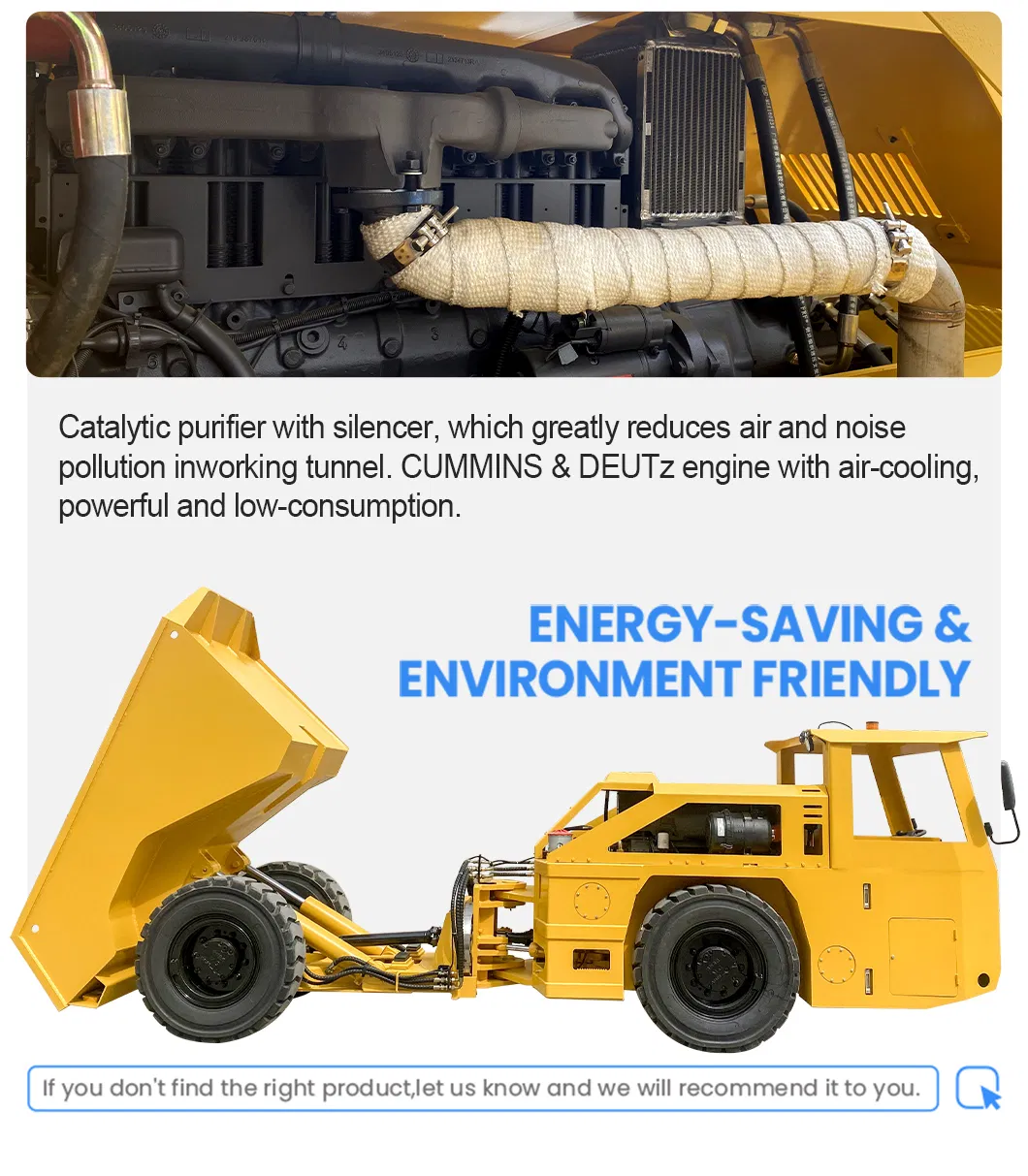 Underground Truck Diesel Powered Profile Dump