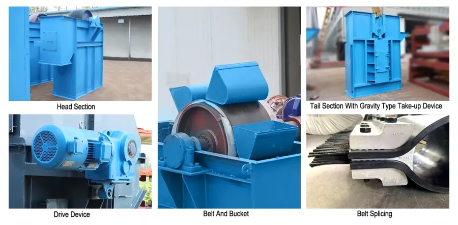 Corrosion Resistant Bucket Elevator Applied for Potash i - product detail 1