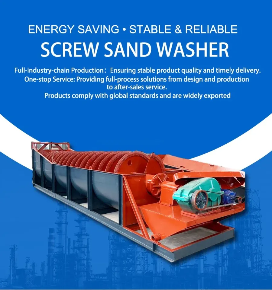 Heavy Duty Wear Shoe Protected Spiral Sand Washing Machi - product detail 1