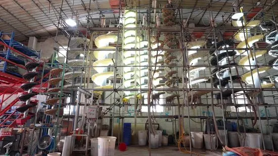 Optimal Gold Ore Recovery Separator Gravity Spiral Chute - product detail 2