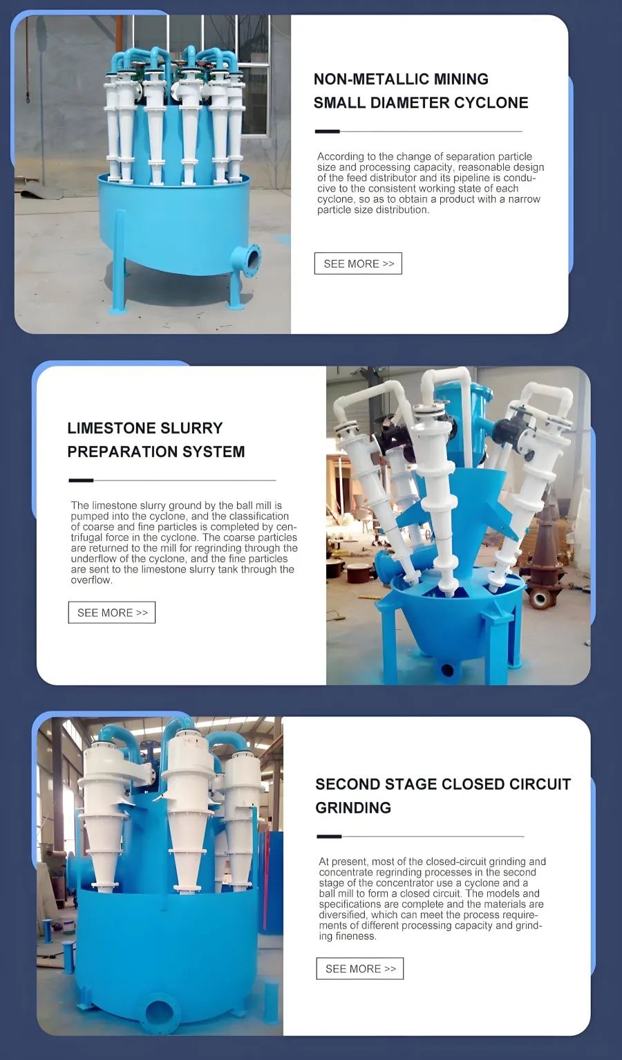 Mud Slurry Water Sand Separation Cyclone Desander Centri - product detail 3