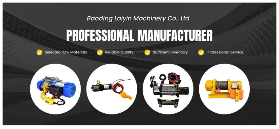 High Lifting Capacity Customizable Electric Hoist Winch  - product detail 1