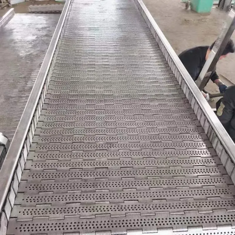 Chain Plate Conveyor Belts That Resist The Impact and We - product detail 5