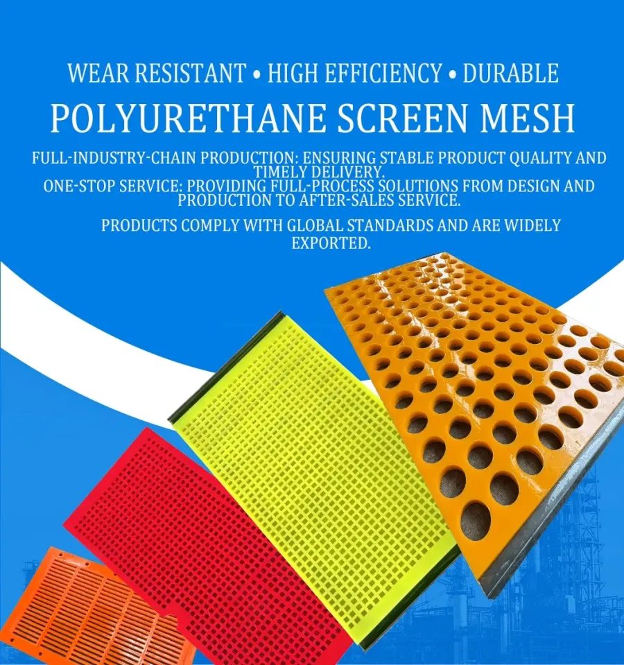 Vibrating Screen Polyurethane Mesh for Optimal Thin Oil - product detail 1