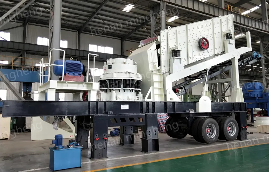 High Quality Concrete Limestone Gravel Aggregate Mobile - product detail 1