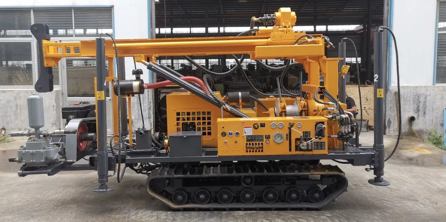 200 Meters Portable Hard Rock Borehole Well DTH Crawler - product detail 1